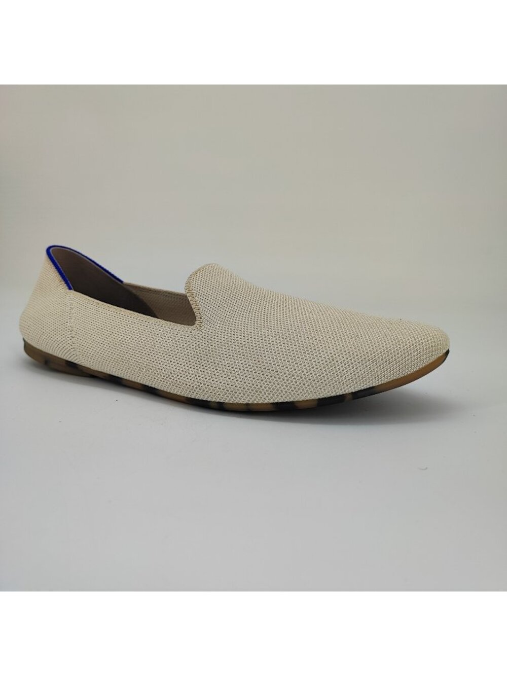 Rothy's The Almond Loafer Women's Size 11 US Beige Knit Flats Shoes 130-006
